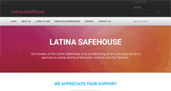 Desktop Screenshot of latinasafehouse.org