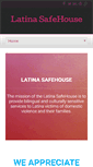 Mobile Screenshot of latinasafehouse.org